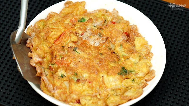 ไข่เจียวหมูสับ-ทรงเครื่อง