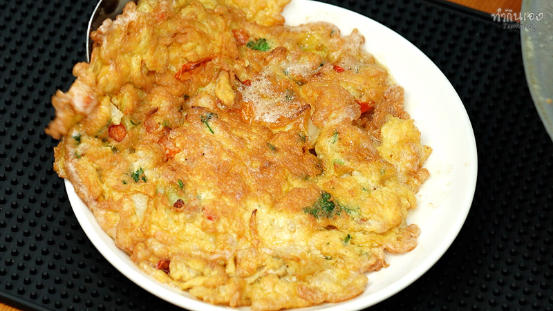 ไข่เจียวหมูสับ การทำและวิธีทำ